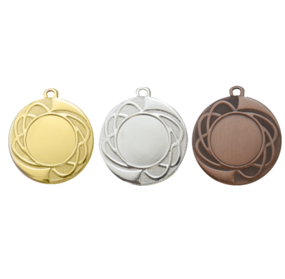 M004 Medaille goud zilver of brons