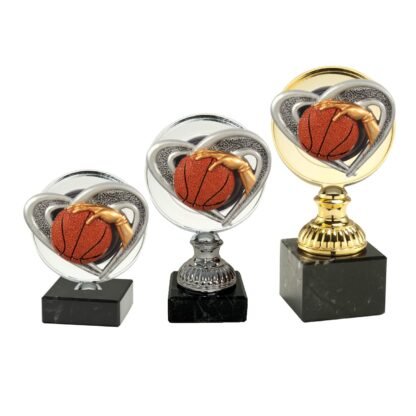 BF015 Passion Basketbal beker goud of zilver