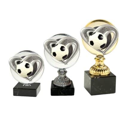 BF015 Passion Voetbal beker goud of zilver